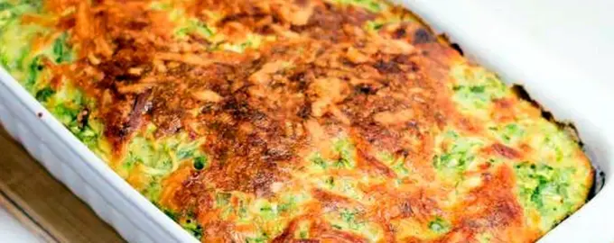 Запеканка кабачки цукини