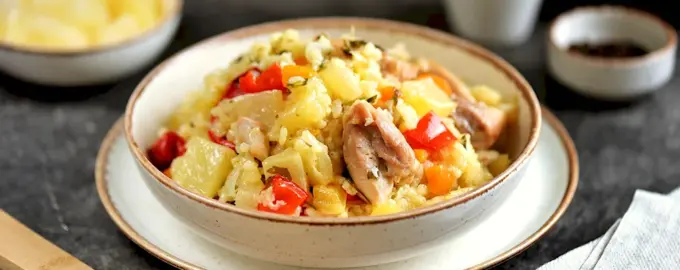 Цыпленок по-карибски