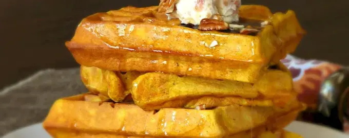 Тыквенные Венские вафли