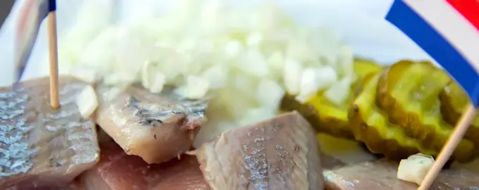 Закуска с голландской сельдью