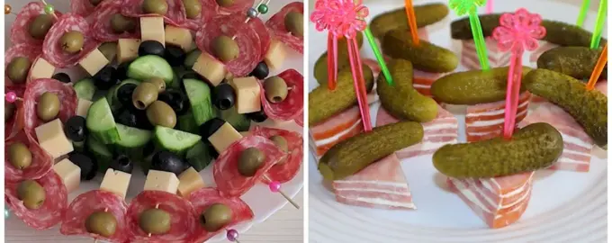 Закуски на шпажках