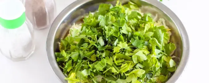 Зелень к мясу
