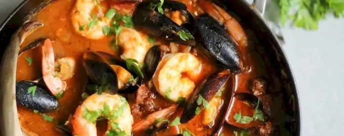 Соте с морепродуктами