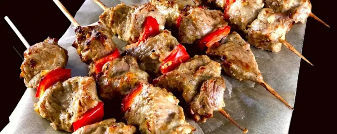 Шашлык на шпажках