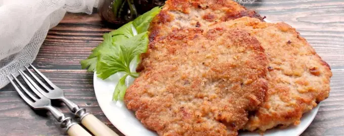 Шницель Венский свиной