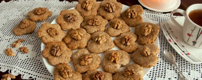 Печенье с грецкими орехами