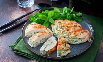 Фаршированная куриная грудка