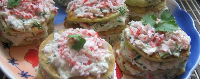 Башенки из кабачков