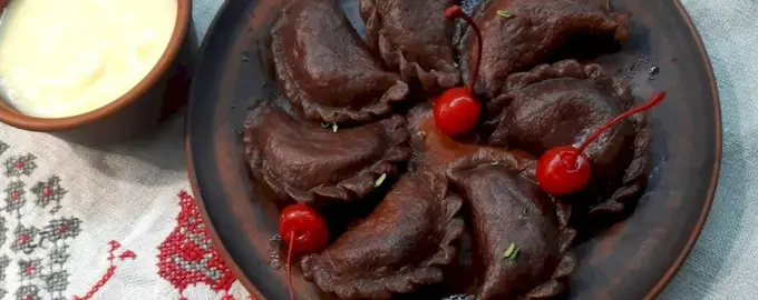 Шоколадные вареники