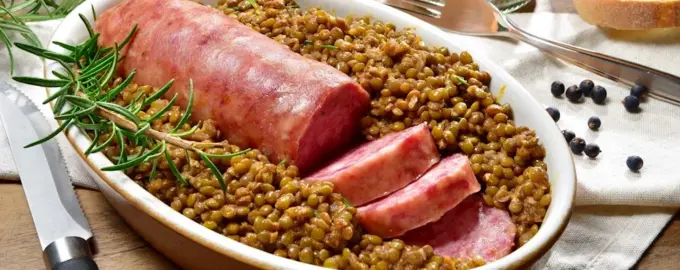 Cotechino con lenticchie Италия