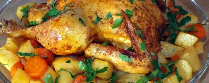 Курица с картошкой