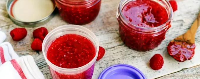 Малиновое варенье без варки