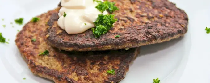 Печёночные оладьи из куриной печени