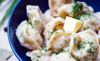 Пельмени с рыбой