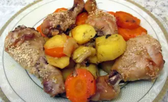 Курица с овощами