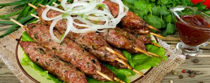 Кебаб с булгуром