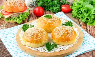 Вкусные булочки для бургеров