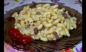 Макароны по-флотски с тушенкой