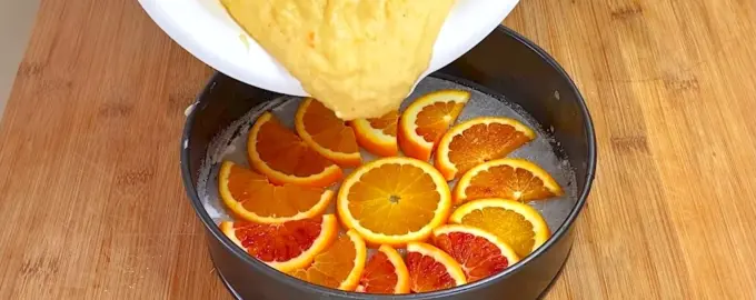 Апельсиновый пирог перевертыш рецепт