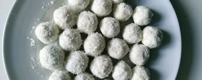 Творожные шарики с кокосовой стружкой