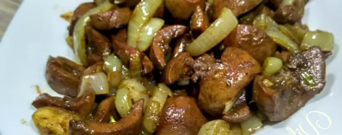 Почки жареные