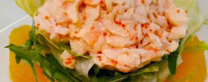 Салат с крабом