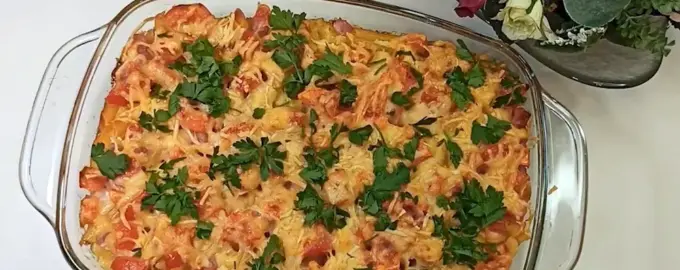 Запеканка с макаронами