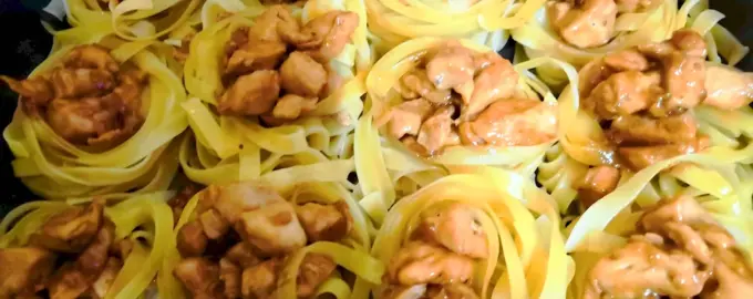 Макароны гнездышки