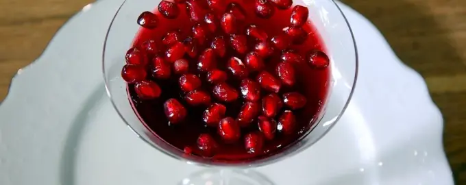 Желе с гранатом