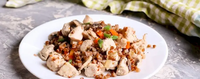 Гречка с курицей