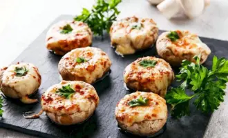 Фаршированные шампиньоны Юлия Высоцкая