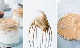 Корейский кофе дальгона