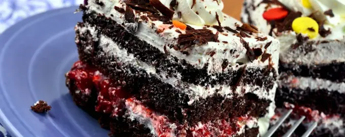 Торт чёрный лес Black Forest Cake