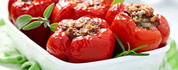 Кето фаршированные перцы