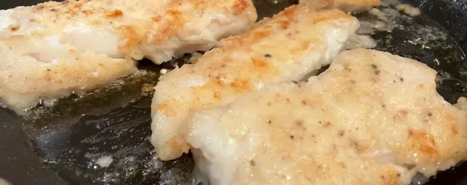 Треска жареная