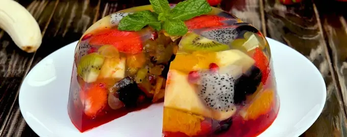 ЖЕЛЕЙНЫЙ десерт с фруктами