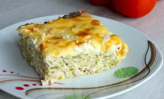 Запеканка с кабачками и курицей