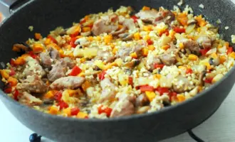 Булгур с индейкой