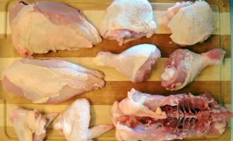 Порционные куски курицы