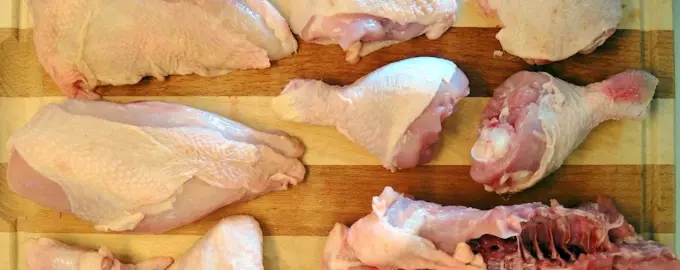 Порционные куски курицы