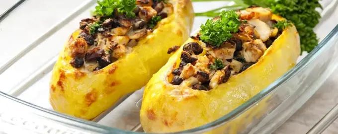 Фаршированная картошка с фаршем в духовке