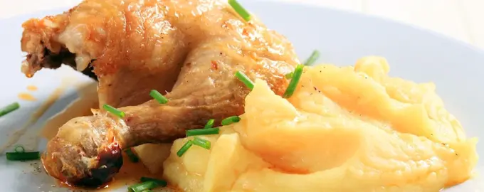Картофельное пюре с курицей