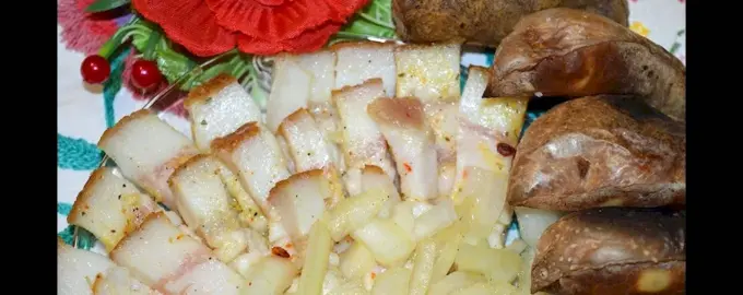 Картошка с салом