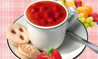 Кисель клубничный