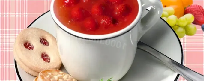 Кисель клубничный