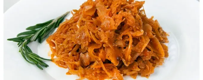 Капуста тушеная гарнирная
