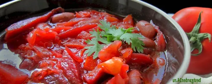 Борщ красный постный