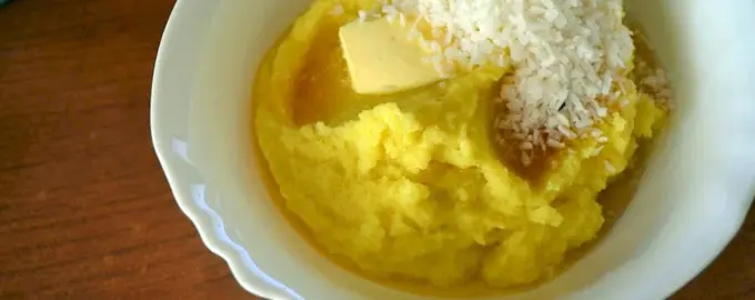 Каша с кокосовой стружкой