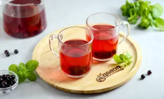 Чай смородина мята