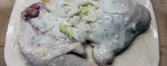 Окорочка в духовке с майонезом